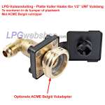 LPG-Füllanschluss Flachfüller abgewinkelt 1/2" UNF (19 mm) für LPG-Füllschlauch