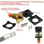 LPG Filling Point W21,8 - 1/2"UNF (19 mm) Straight + Plastic Cap