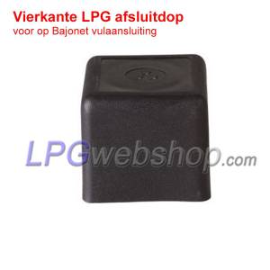 Couvercle carré à baïonnette pour point de remplissage GPL - Plastique