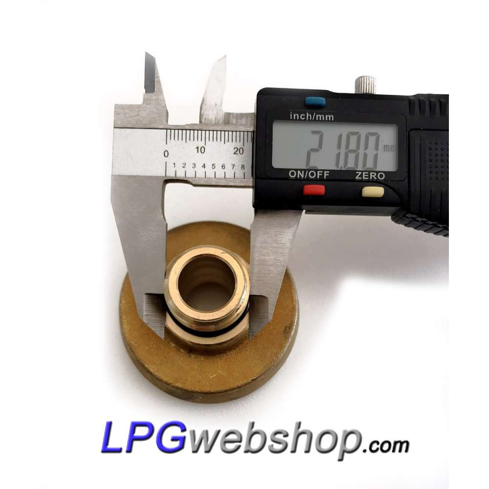 LPG-Fülladapter - Italien-Nippel - DISH - W21.8-Anschluss LPG-Fülladapter - Italien-Nippel - DISH - W21.8-Anschluss