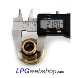 LPG-vuladapter Type ACME - België-nippel met W21,8 buitendraad