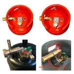 Adaptateur de remplissage direct W21,8 x 1/2" UNF - Se connecte directement sur le genouillère du réservoir GPL / bouteille de g