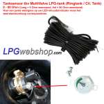 LPG-Tanksensor 0-90 Ohm voor Multivalve incl. bedrading - AEB1090
