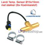 Sensore Temperatura Acqua Landi Ø15x15mm NTC 4,7 kohm con spina