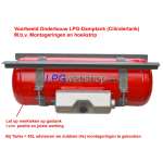 Set di anelli Ø230mm di montaggio per serbatoi GPL cilindrici (2x Anello con isolamento)