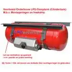 Tank Fixation Ring Set Ø320mm for Cylindrical LPG Tanks (2x Ring with Insulation)