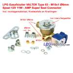 LPG Gasafsluiter Valtek Tipo 03 - 6mm aansluitingen