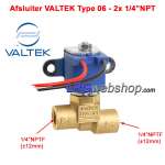 Vanne de coupure de gaz GPL Valtek Type 06 - pour tuyau de 8 mm - sans filtre