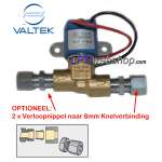 Vanne de coupure de gaz GPL Valtek Type 06 - pour tuyau de 8 mm - sans filtre