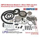 Kit de conversion de moteur GPL IMPCO avec bras d'extension sur carburateur pour V8 de plus de 5 L