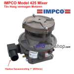 Kit de conversion de moteur GPL IMPCO Modèle E Réducteur + Mélangeur 425 avec bras à côté du carburateur