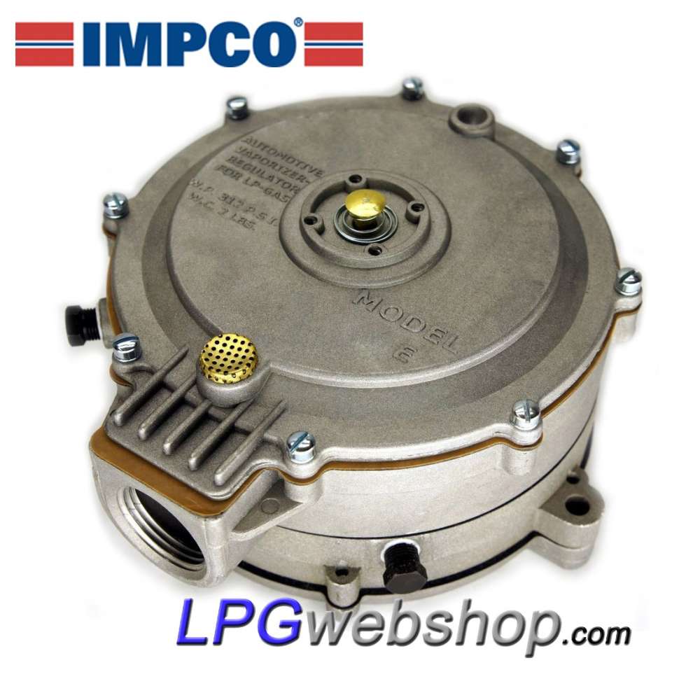 IMPCO LPG-Motorset TBI/DFI Model E Verdamper + 300A Mixer bovenop Dual Point Injection Throttle Body IMPCO LPG-Motorset TBI/DFI Model E Verdamper + 300A Mixer bovenop Dual Point Injection Throttle Body