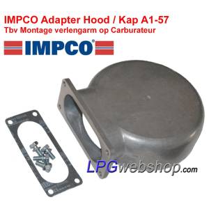 IMPCO Adapter Haube A1-57 + Dichtung für Verlängerungsarm am Vergaser