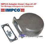 IMPCO Adapter A1-57 Unidapt: Hood for on carburettor with arm connection