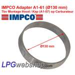 IMPCO Adapter Ring A1-61 Ø130mm Height 25mm for A1-57 Hood