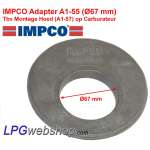 Anillo adaptador IMPCO A1-55 Ø67mm para capó A1-57