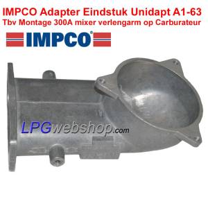 Adattatore IMPCO Unidapt A1-63 Braccio prolunga terminale su carburatore per Miscelatore 300A