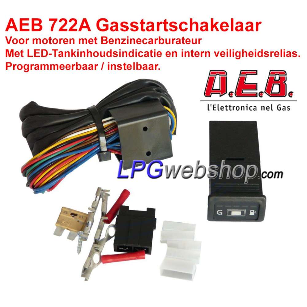 Compl. IMPCO LPG-Set met 300A Direct op Carb. + LPG Cil. Tank tot 120L inbouw Compl. IMPCO LPG-Set met 300A Direct op Carb. + LPG Cil. Tank tot 120L inbouw