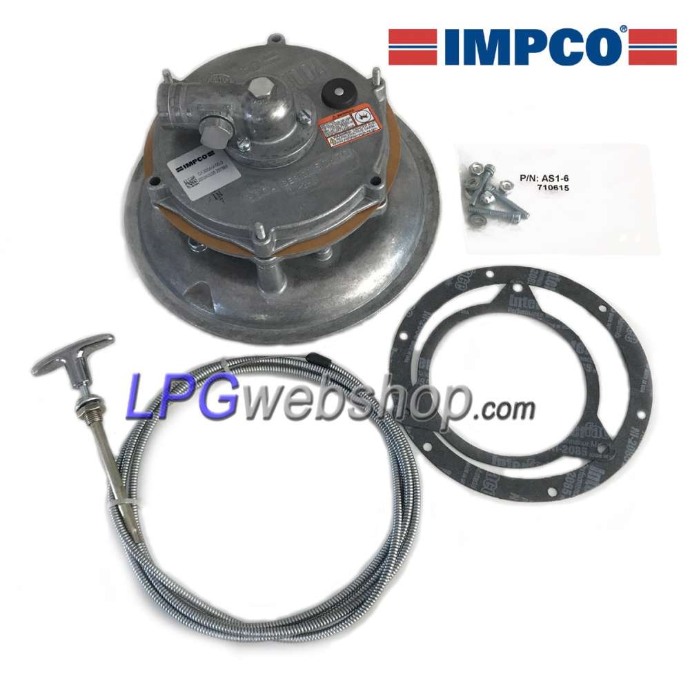 Compl. IMPCO LPG Kit with 300A Direct on Carb. + Cyl. LPG Tank until 120L Compl. IMPCO LPG Kit with 300A Direct on Carb. + Cyl. LPG Tank until 120L