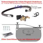 Compl. IMPCO LPG-Set 300A op Arm + LPG-Ringtank tbv Onderbouw