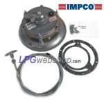 Compl. IMPCO LPG Kit 300A on Arm + Cyl. LPG Tank 230L (Ø450mm x 1571mm)