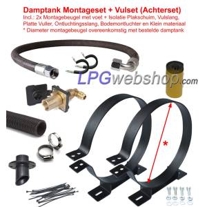 Kit de fixation et de remplissage de réservoirs de GPL cylindriques