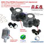 AEB LPG Injector Rail 2 cil. INJ RP2SU Polymer I-PLUS - VGI / LANDI + Mounting Kit