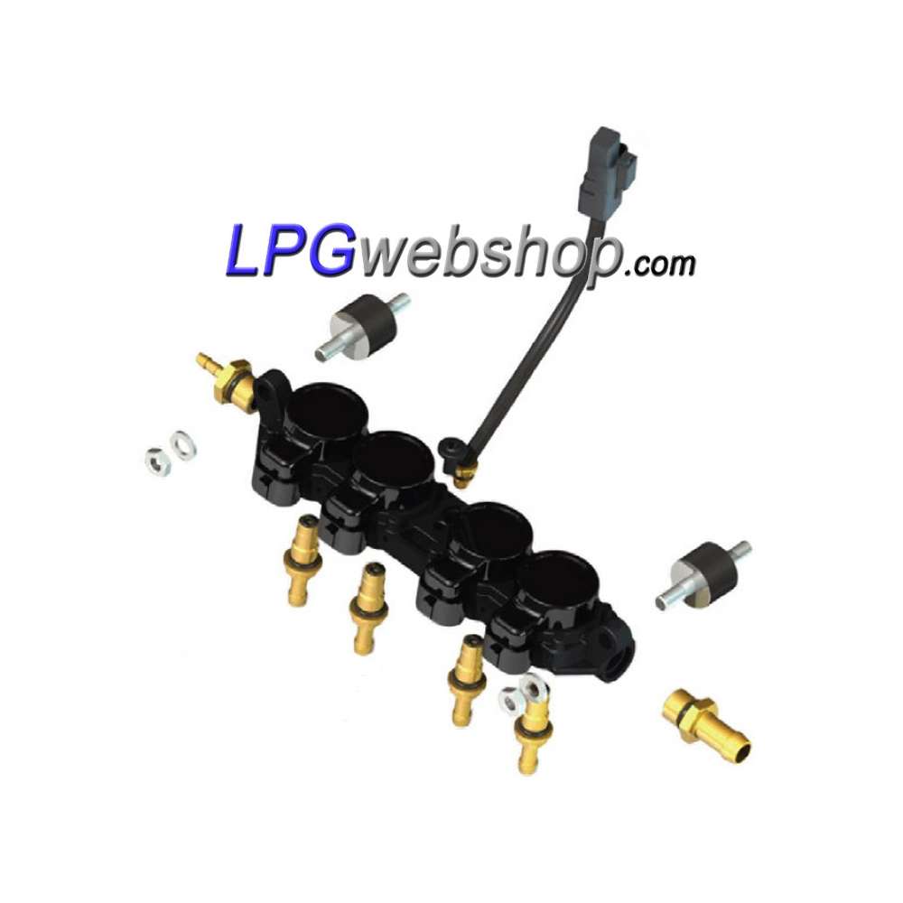 Boquilla de inyector de latón AEB para riel de inyectores AEB/VGI Boquilla de inyector de latón AEB para riel de inyectores AEB/VGI