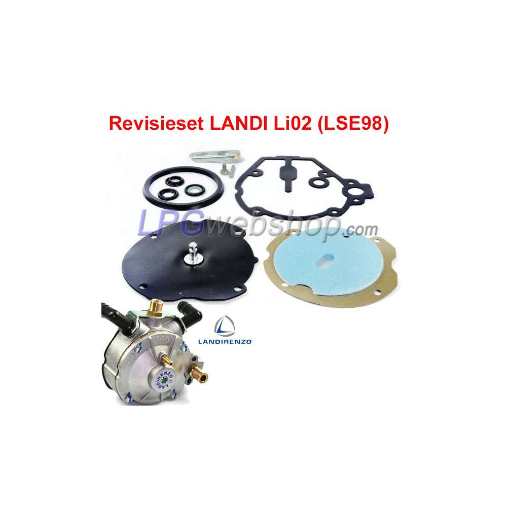 Revisieset LANDI RENZO LI02 (LSE98) LPG Verdamper Revisieset LANDI RENZO LI02 (LSE98) LPG Verdamper