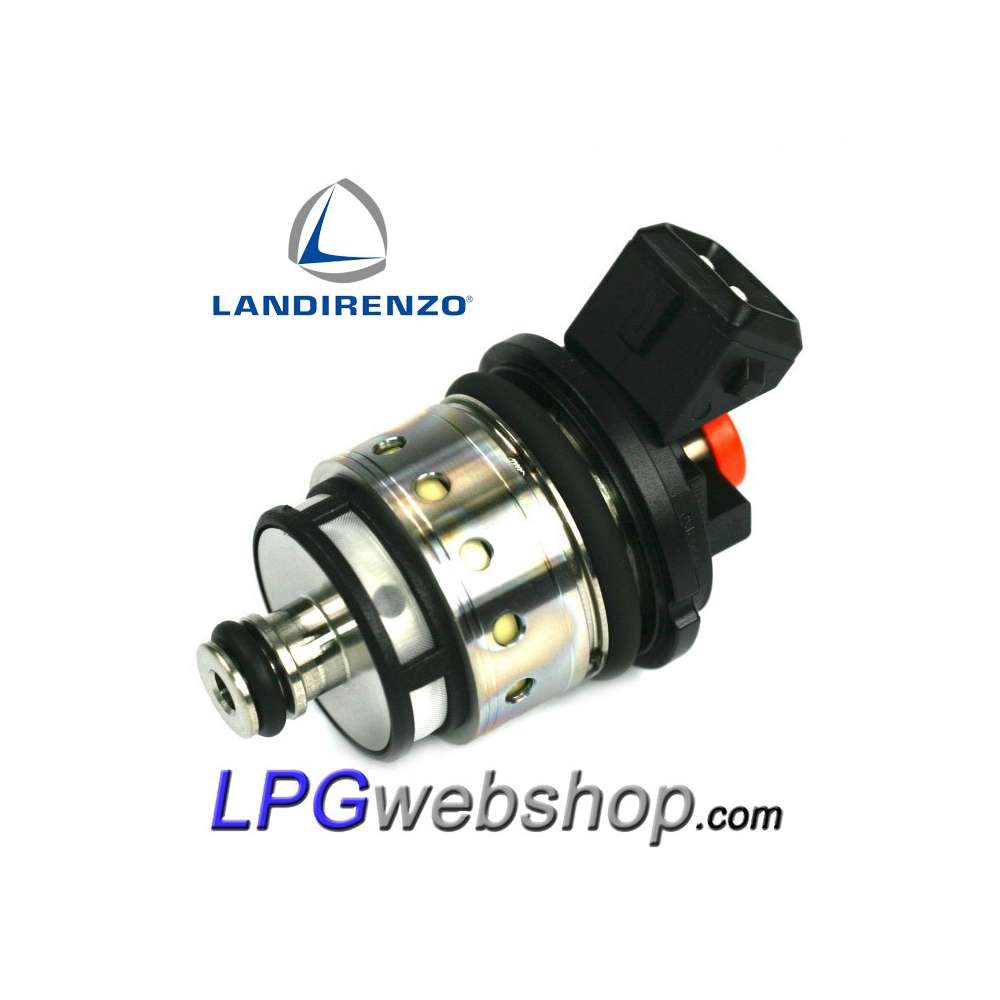 Injecteur de gaz Landi Renzo BF/UF2522 GI25-22 Petit Orange MED avec connecteur AMP Injecteur de gaz Landi Renzo BF/UF2522 GI25-22 Petit Orange MED avec connecteur AMP