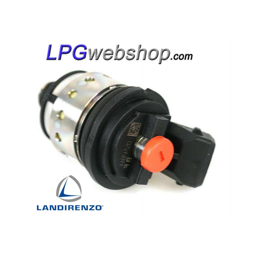 Injecteur de gaz Landi Renzo BF/UF2522 GI25-22 Petit Orange MED avec connecteur AMP Injecteur de gaz Landi Renzo BF/UF2522 GI25-22 Petit Orange MED avec connecteur AMP