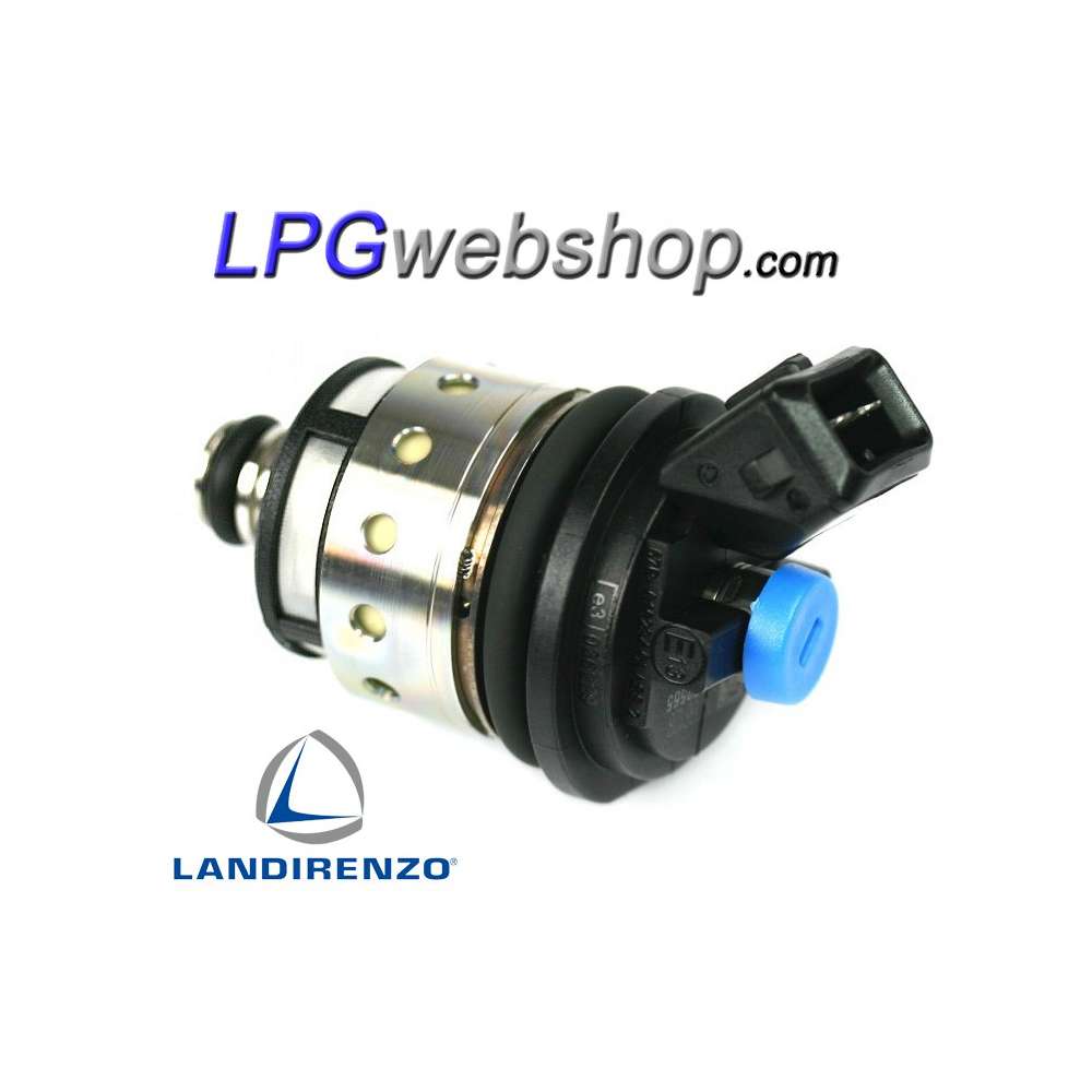 Injecteur de gaz Landi Renzo BF/UF2565 GI25-65 bleu moyen MED avec connecteur AMP Injecteur de gaz Landi Renzo BF/UF2565 GI25-65 bleu moyen MED avec connecteur AMP