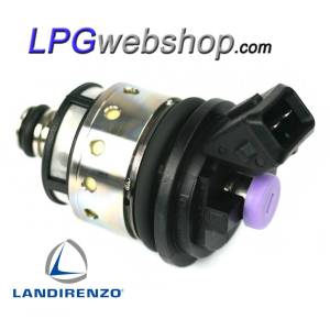 Landi Renzo Inyector de Gas (GLP/GNC) BF/UF2580 GI25-80 Conector grande púrpura MED RGI AMP Bosch