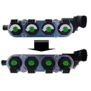 Landi Renzo Injectorrail RGI MED - 2x LPG Injectoren - Incl. Druksensor