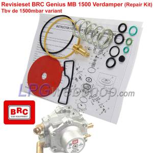 Conjunto de revisão BRC MTM GENIUS MB 1500 Evaporador GLP
