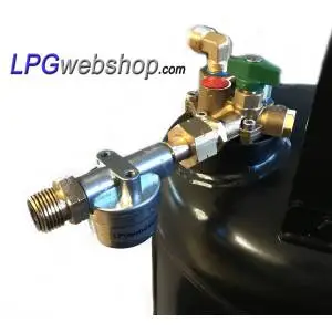 High-pressure LPG filter F-701-B with SHELL Female G.12 x G.12 Male - Straight connections