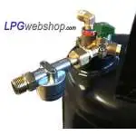 High-pressure LPG filter F-701-B with SHELL Female G.12 x G.12 Male - Straight connections