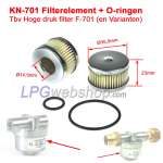 Élément filtrant + joint torique pour filtre GPL type F-701 et F-701-B