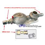 LPG Vapour Gas Pressure Reducer Regulator 50mbar - 5kg/h