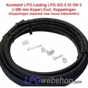 Tubería termoplástica para GLP de LPG-FIT XD-3 (6 mm) cortado por metro