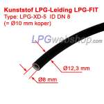 Thermoplastic LPG Filling Pipe XD-5 -with 2x 1/2" UNF Straight Couplings