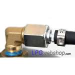 Thermoplastic LPG Filling Pipe XD-5 -1/2" UNF Straight x Angular Couplings