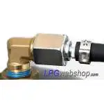 Thermoplastic LPG Filling Pipe XD-5 -1/2" UNF Straight x Angular Couplings