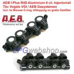 Rail iniettori GPL AEB INJ R4S - AEB I-PLUS VGI 4 cil Vogels + Filtro