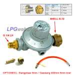 25-50 mbar Pressure regulator CAVAGNA 755 for gas bottles