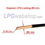 Small Flare Nut 6mm for copper pipe 1/4" UNF flare connection on extraction valve