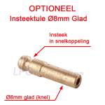 Quick coupling Ø8mm compression x Insert nozzle (Low Pressure)