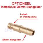 Raccord rapide compression Ø8mm x Buse d'insertion (Basse pression)