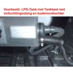 Évent inférieur en plastique pour réservoir de GPL Évacuation de gaz en combinaison avec tuyau d'évent