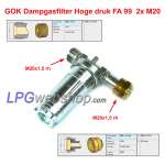 GOK Caramatic ConnectClean Vapor Gas Filter High Pressure Type FA 99 - M20x1.5